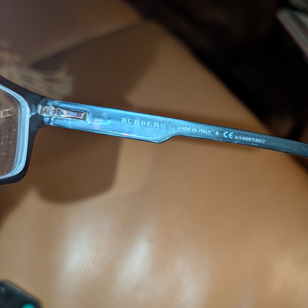 Burberry Black Rectangular Eyeglasses - image 3